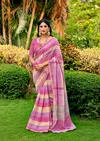 Purvi By Sr Soft Cotton Printed Weaving Border Saree Wholesale In India